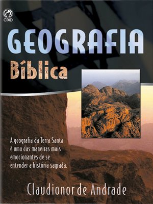cover image of Geografia Bíblica